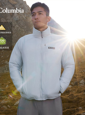 哥伦比亚户外男25秋冬新款拒水金点热能保暖700蓬羽绒服XE3482