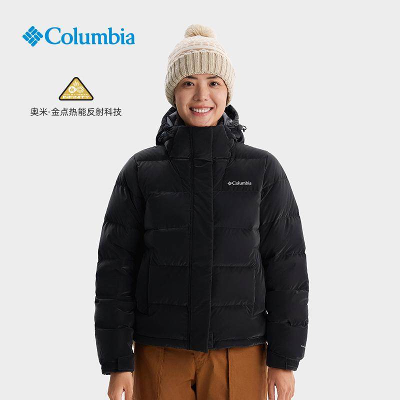 Columbia哥伦比亚户外女24秋冬新金点保暖鹅绒700蓬羽绒服WR9464