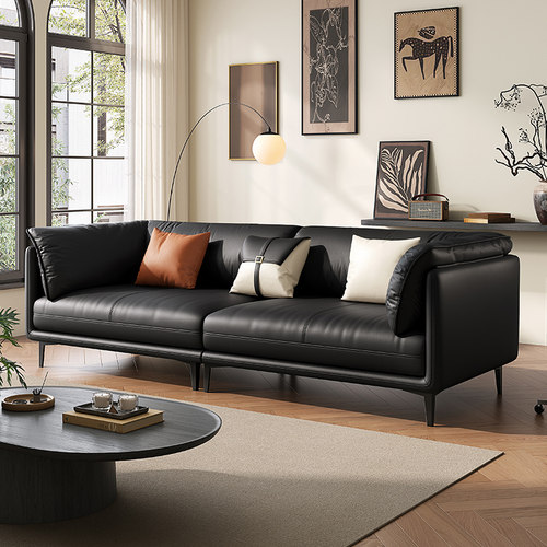 意式猫爪皮怀抱沙发小户型