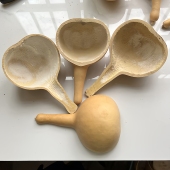 天然大肚小葫芦瓢米勺面瓢茶勺复古风老式 养生木瓢厨房餐厅五谷瓢