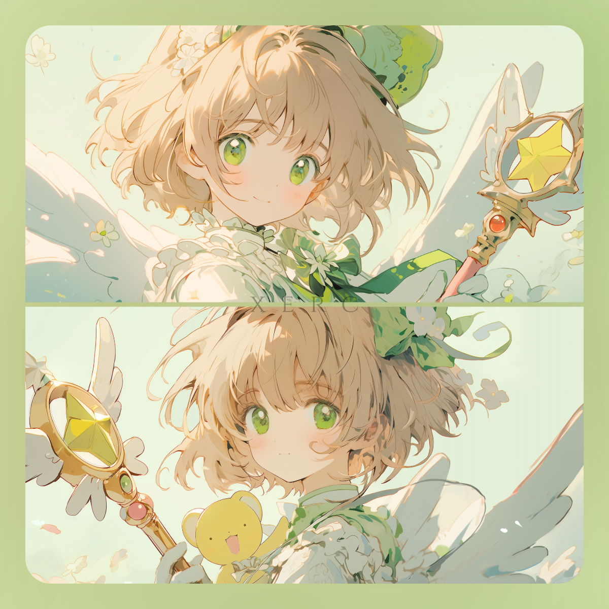 超清壁纸 百变小樱-青意｜5K4K壁纸IPAD电脑IMAC平板XERCXERC