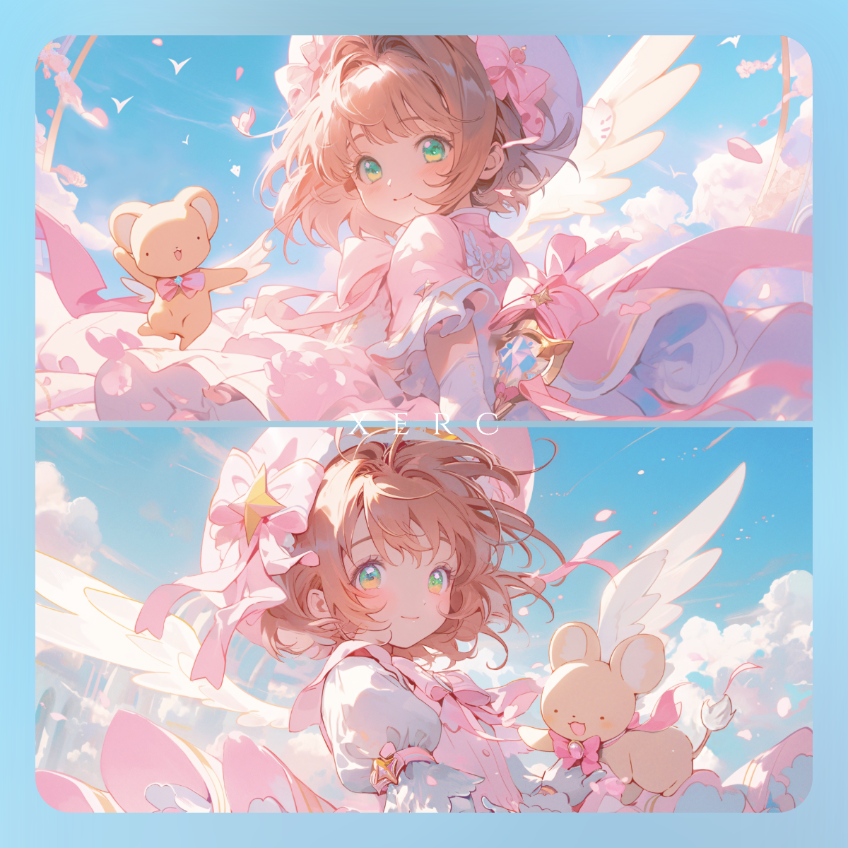 超清壁纸 百变小樱-晴空｜5K4K壁纸IPAD电脑IMAC平板XERCXERC