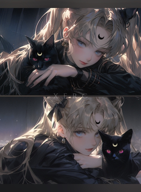 超清壁纸 美少女战士-黑曜｜5K4K壁纸IPAD电脑IMAC平板XERCXERC