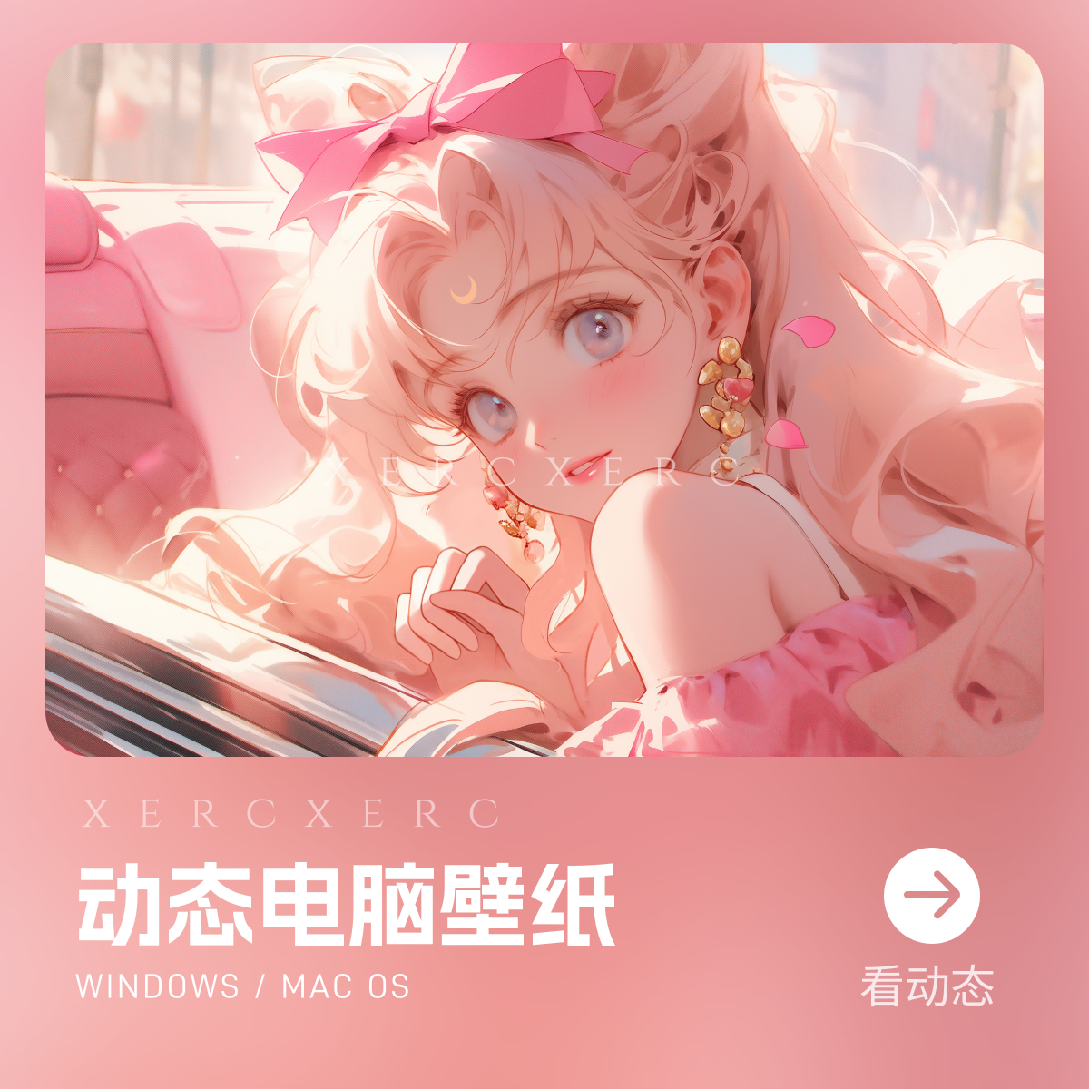 动态壁纸 美少女战士-芭比｜高清电脑平板ipad动态朋友圈xercxerc
