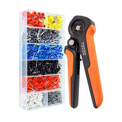 TOOZO压线钳管型端子专用全包柄