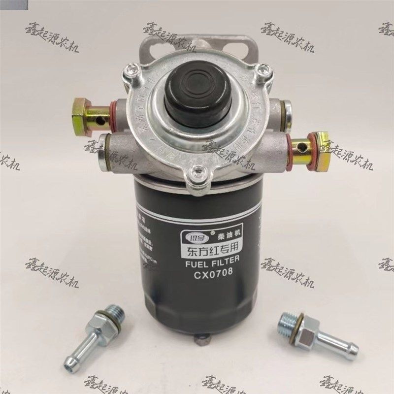 CX0708柴油滤芯带手压泵座总成 堆高机柴油滤芯 加油柴油滤芯总成