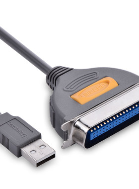 适合TSCc TTP-243E Pro条码标签打印机连接电脑数据线 USB转并口