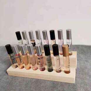 实木香水架小样香水木盒木牌展示盒化妆品陈列收纳长方形定制订做