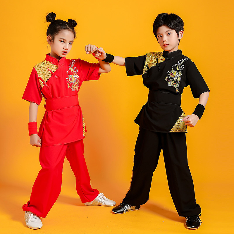 六一儿童武术服功夫男女童幼儿园少儿训练学生武术练功表演出服装