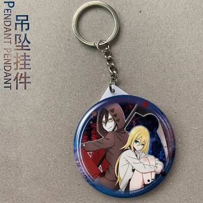 Angels of Death 杀戮天使 周边挂件吧唧吊坠徽章钥匙扣小镜子