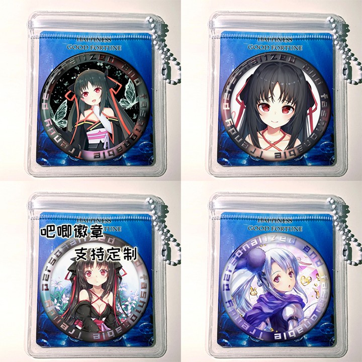 机巧少女不会受伤 夜夜 夏洛特比劳 周边挂件吧唧徽章镭射谷子