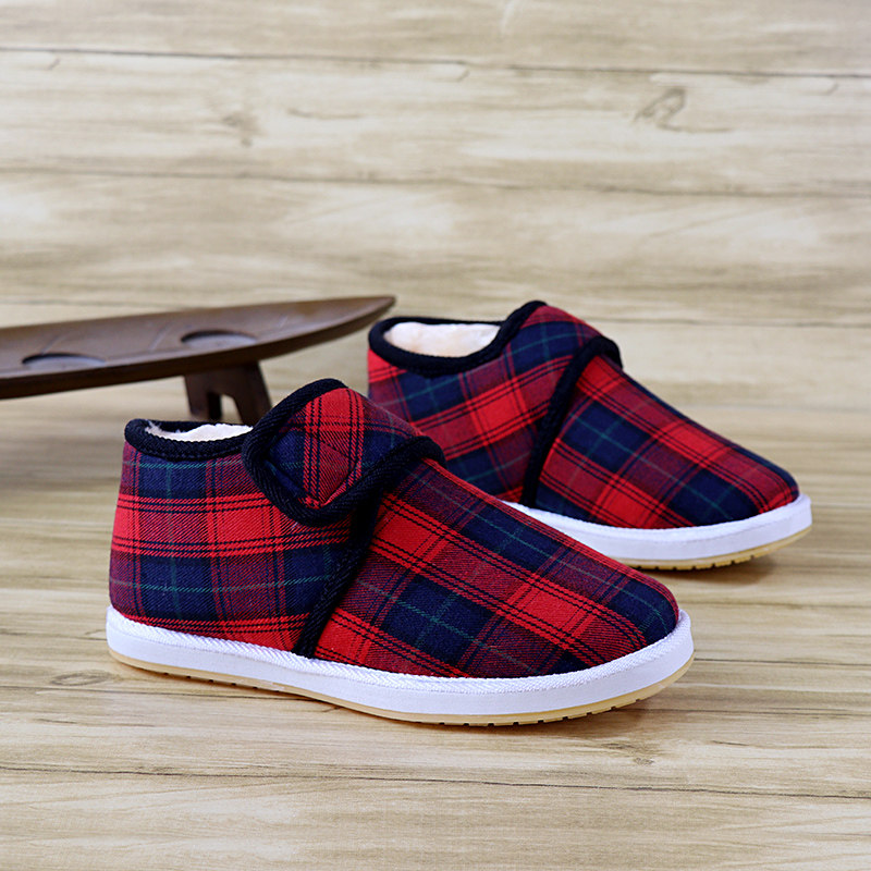 汪源棉鞋女冬季新款魔术贴老北京