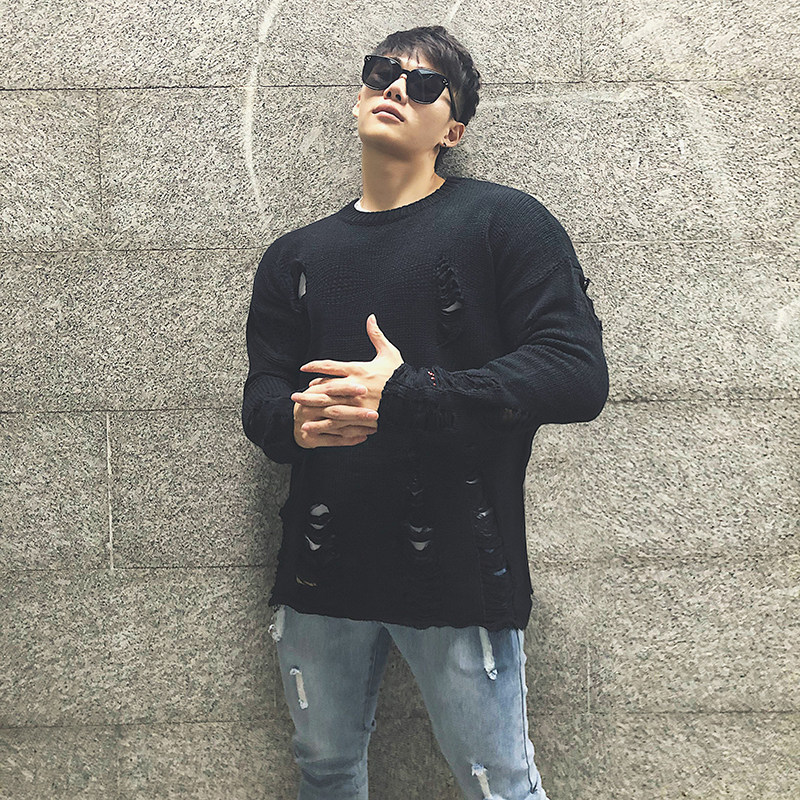 新款運動毛衣保暖超大寬松健身訓練肌肉衛衣休閑跑步破洞上衣長袖在類目 運動服/休閒服裝, 運動毛衣/線衫中 - 來自Buy2taobao.com提供專業的淘寶代購服務