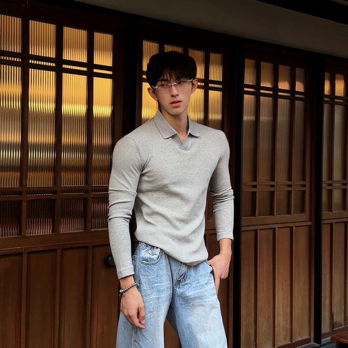 BEESTRONG海鸥领修身透气POLO