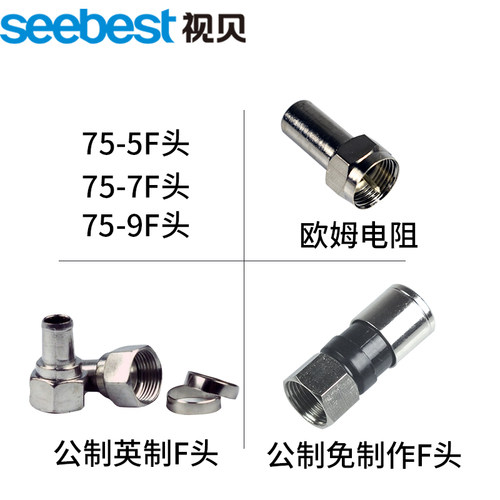 有线电视转接头75-5公英制