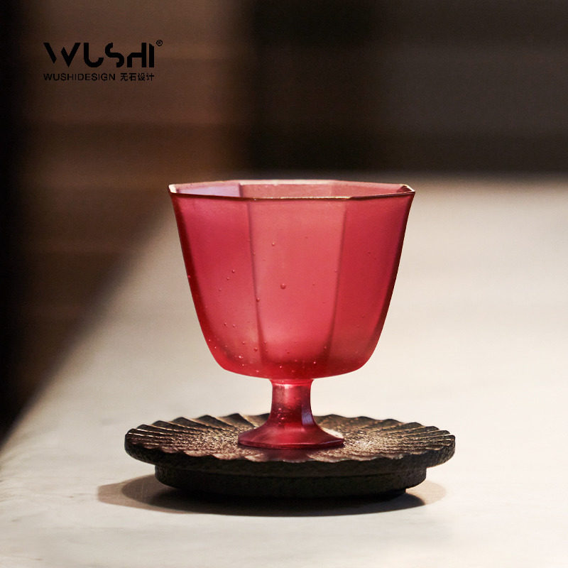 高档古法琉璃主人杯手工制作创意茶杯与山堂家用办公送礼高脚茶杯,餐饮具,茶杯,淘宝优惠券,粉丝福利购,淘宝优惠卷