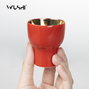 景德镇手工茶杯主人杯玉泥轻奢个人专用单杯品茗杯功夫杯陶瓷茶具