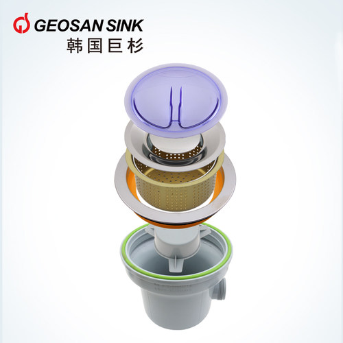 巨杉进口韩国水槽单槽含软管专用