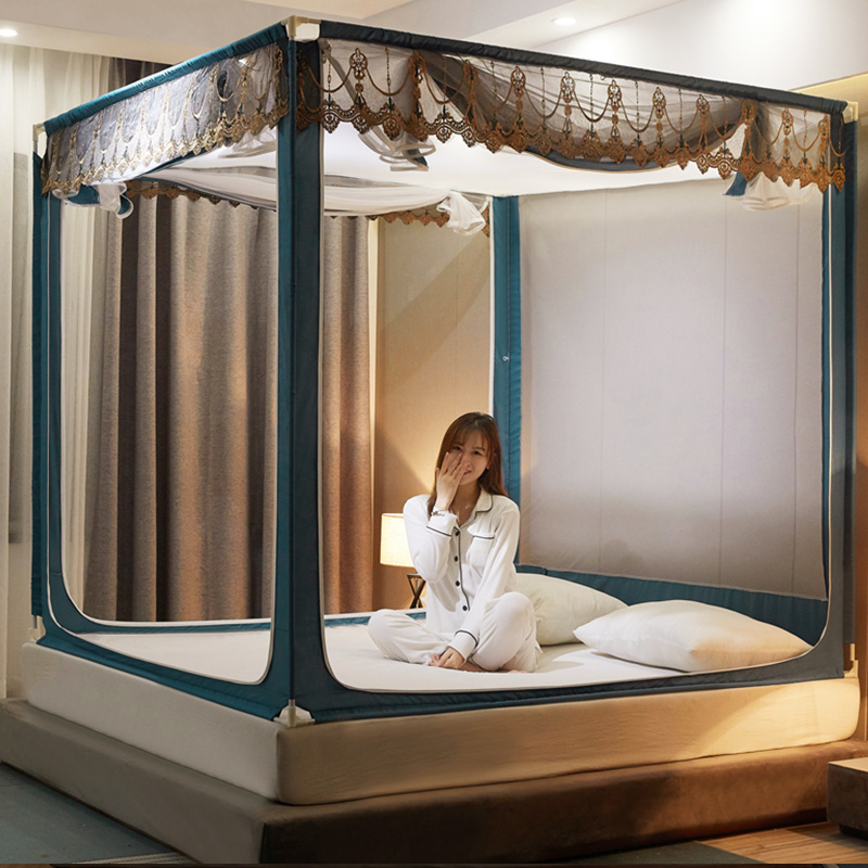 新款2021年蚊帐家用儿童防摔厚