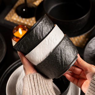 sisin诗心 釉下彩碗家用碗碟套装餐具套装碗盘组合奢野漫居新款