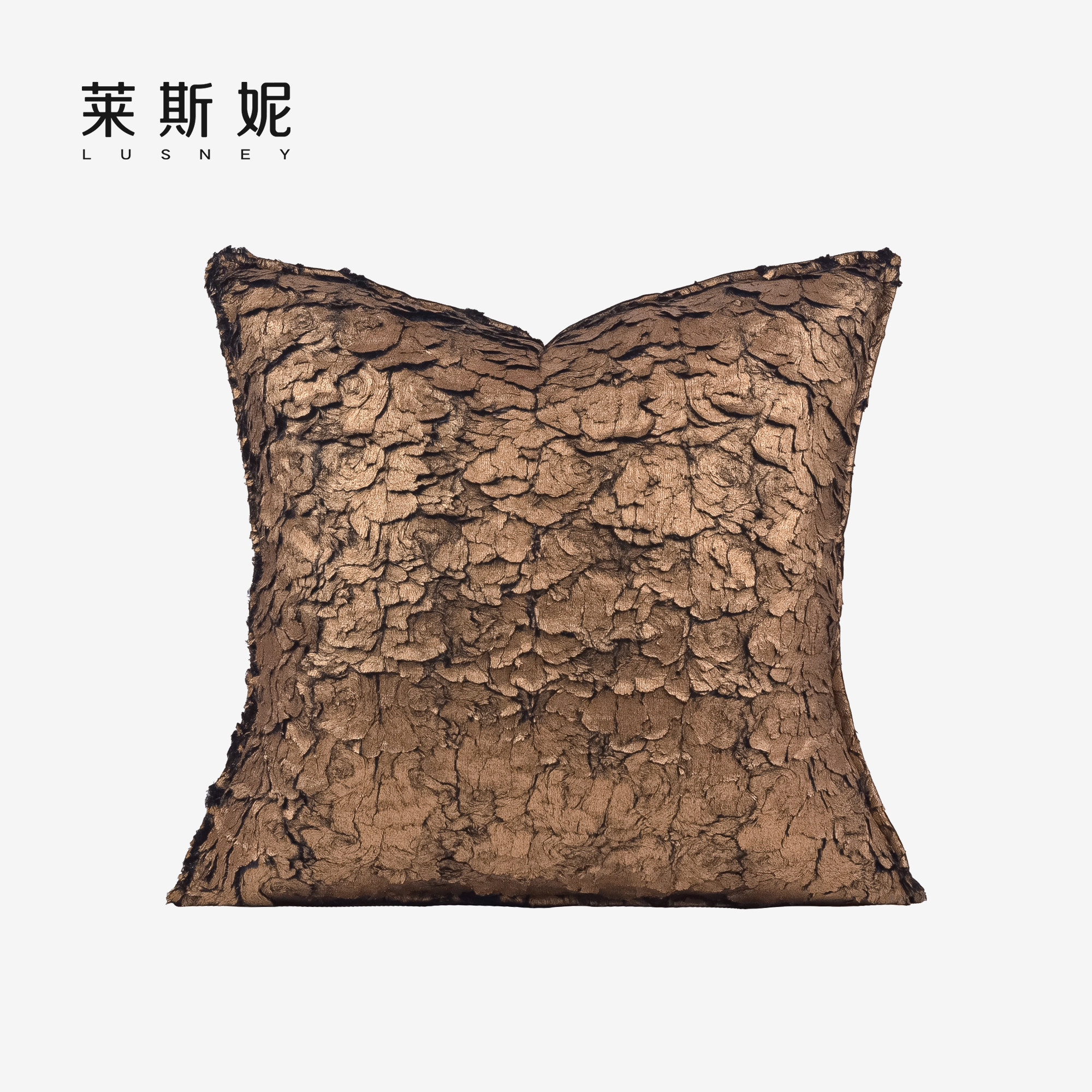 莱斯妮抱枕烫金客厅轻奢沙发