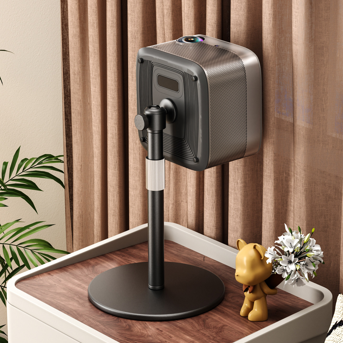 桌面投影仪支架不晃动可投天花板