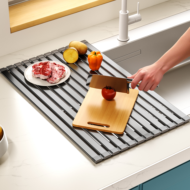 厨房洗菜盆水槽专用沥水架