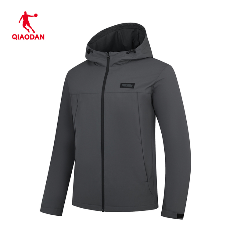 乔丹运动外套男连帽防风保暖