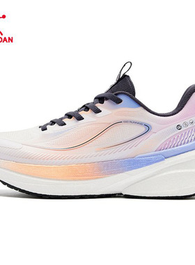 【御程】乔丹女跑步鞋秋季网面防泼水针织纱回弹女鞋QDB022254210