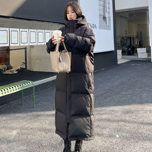 男女同款可拆卸帽子超长款