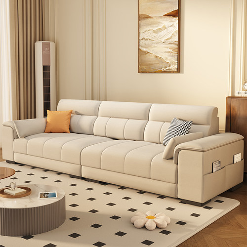 法式奶油风客厅2025新款布艺沙发