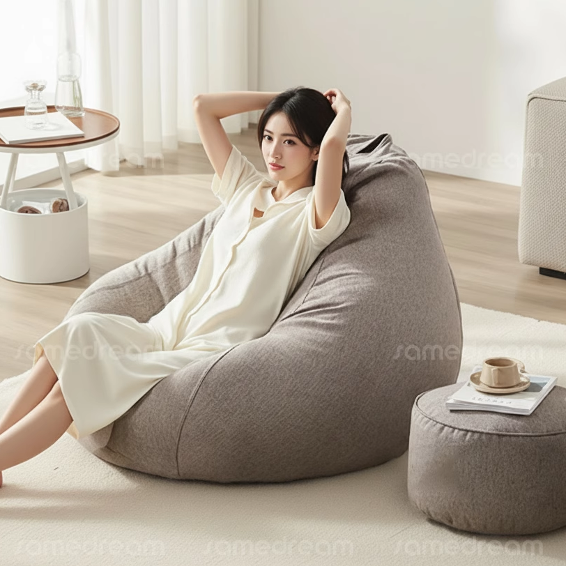 三梦豆袋懒人沙发榻榻米环保粒子