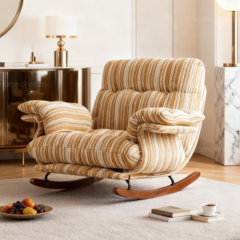 摇摇椅躺椅成人可睡觉复古风单人懒人沙发阳台客厅家用卧室休闲椅