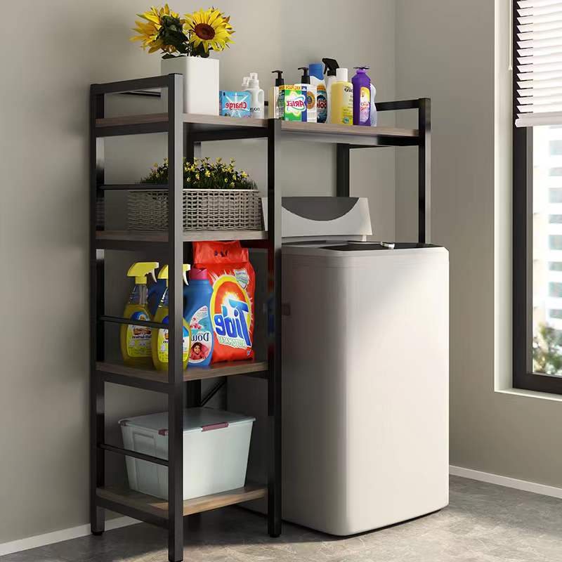 厕所全自动洗衣机置物架