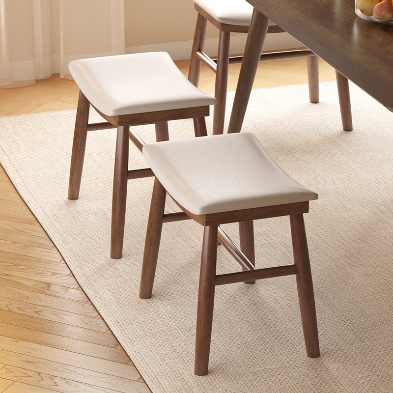 实木餐椅餐桌椅子马鞍凳家用茶凳