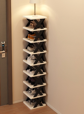 三梦鞋架多层家用门口小窄入户门口鞋架子出租房2025新款简易鞋柜