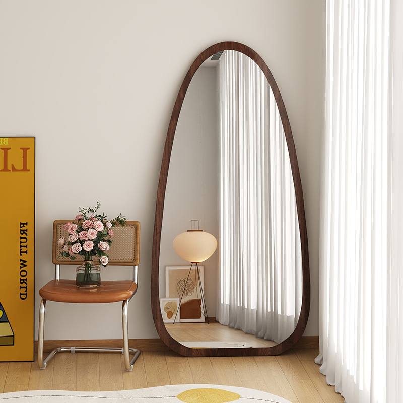 中古异形穿衣镜复古落地镜