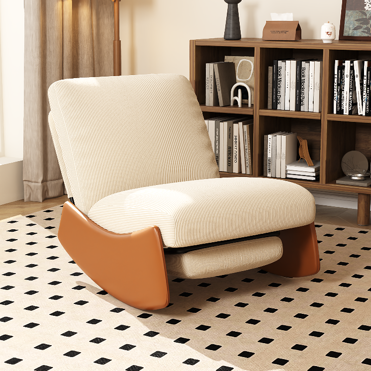 单人摇摇椅可坐可躺五档调节