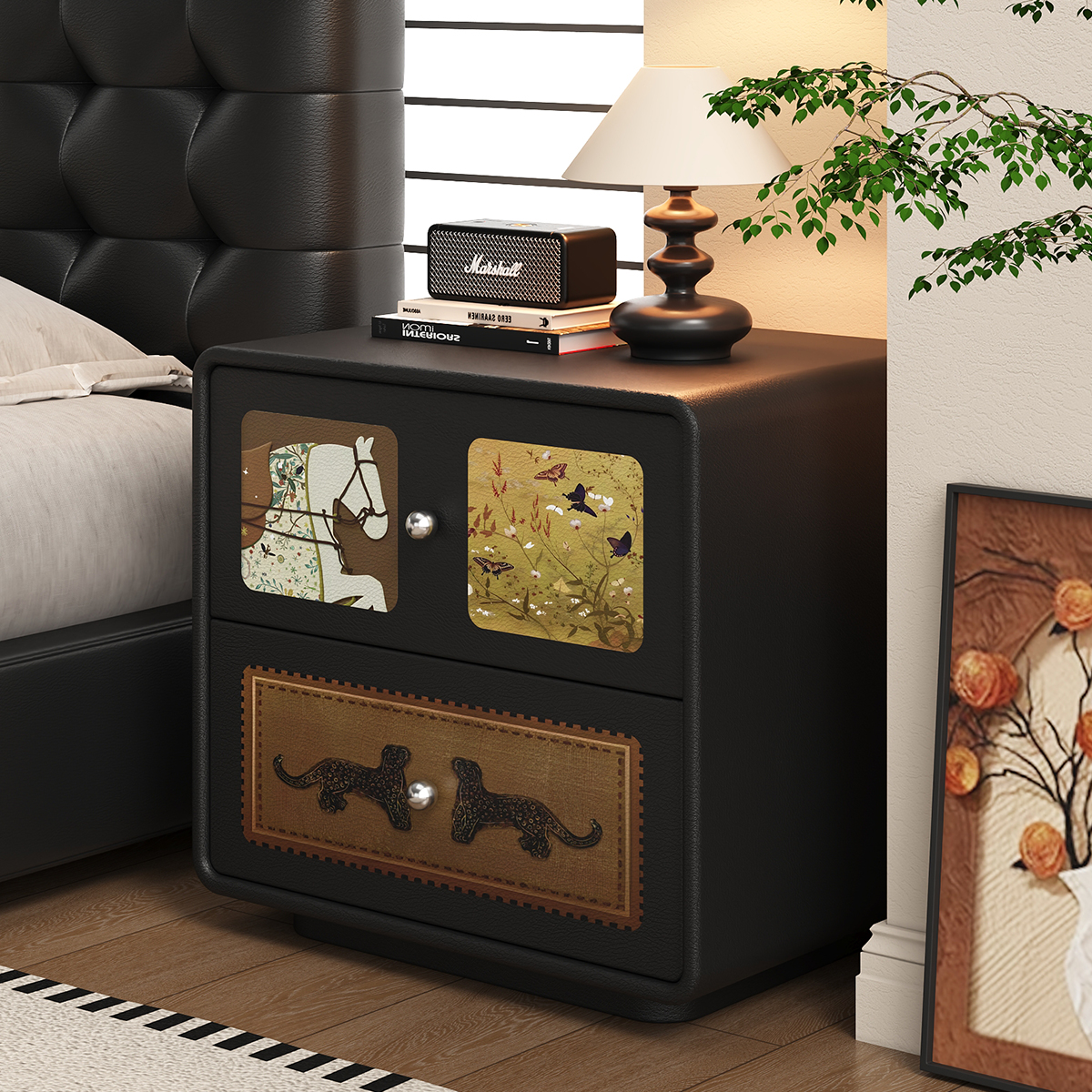 ɫ-ɹENFʵľ+ӡƤ 40x40x50cm ENFʵľ ĸӤͥ507.5Ԫ