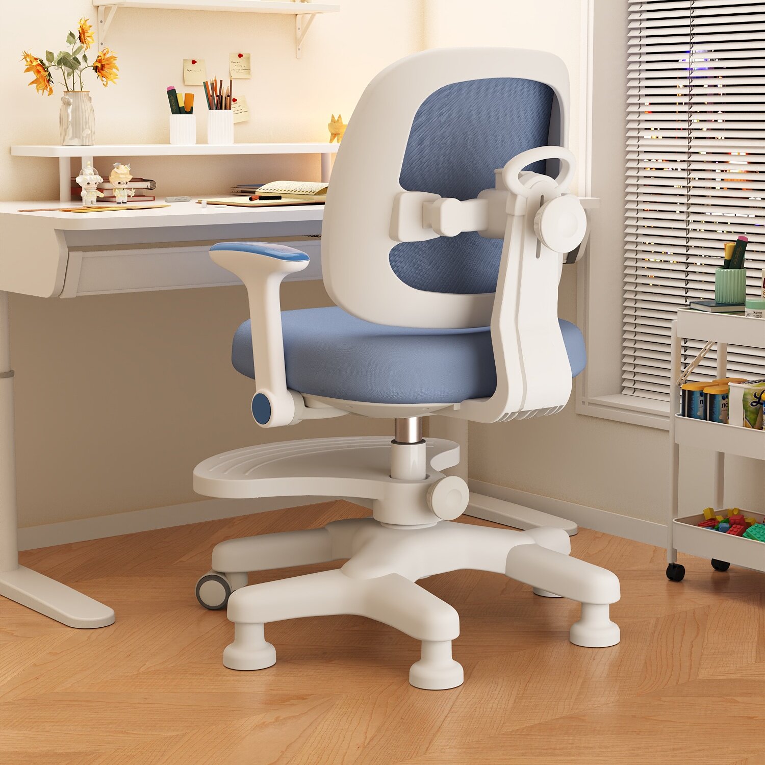 儿童学习椅可升降调节座椅小学生家用写字椅作业靠背椅子书桌凳子