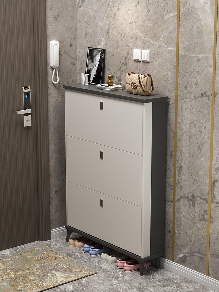 2024年流行新款极窄翻斗式储物柜，节省空间，带门的鞋柜,住宅家具,鞋柜,淘宝优惠券,粉丝福利购,淘宝优惠卷