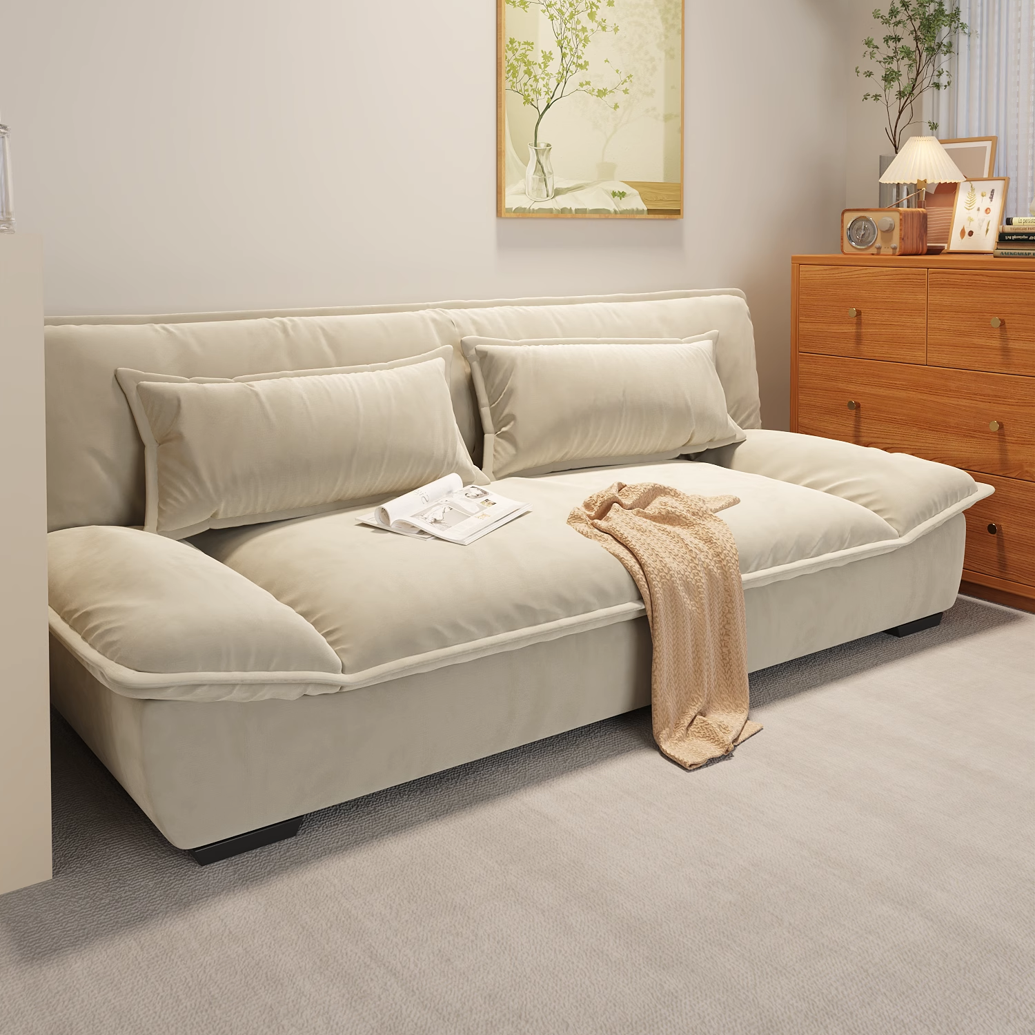 三梦帆船沙发床可折叠两用小户型