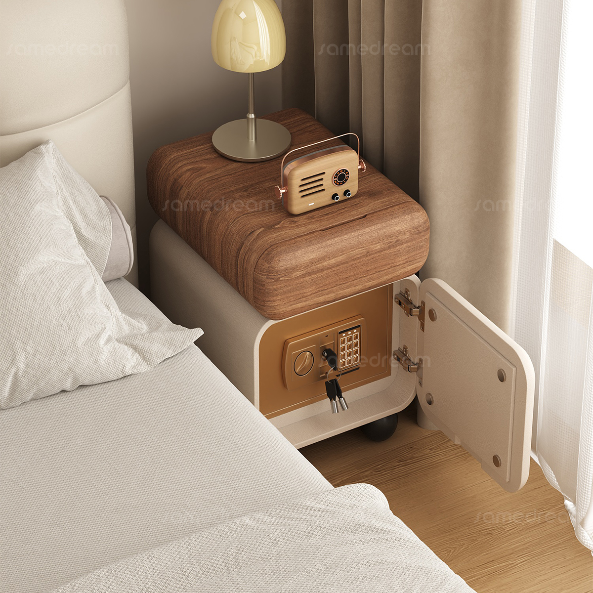 内嵌隐藏式保险柜安全无忧