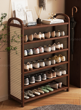 三梦鞋架子家用门口多层入户门小窄出租房用2025新款门后简易鞋柜
