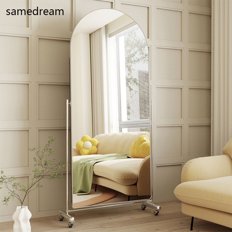 全身镜舞蹈镜可移动镜子穿衣镜