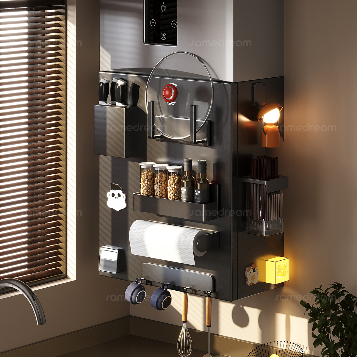 【无孔防尘款】无缝安装直接贴合