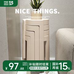 塑料凳子家用加厚椅子可叠放圆凳结实耐用餐桌高板凳风车胶凳备用