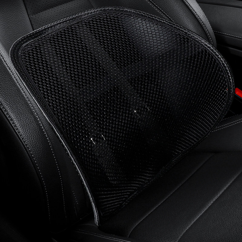 四季透气汽车腰靠垫办公室透网护腰按摩腰垫靠背车用座椅腰枕靠枕