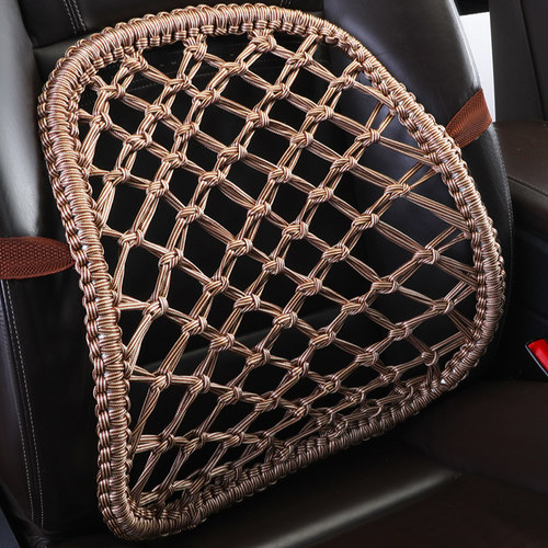 恒亿雅汽车腰靠透气通风编织冰丝