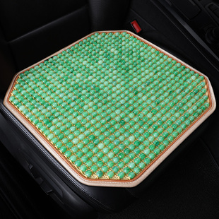树脂汽车坐垫夏季谅垫单片珠子无靠背三件套后排座垫木珠透气凉席